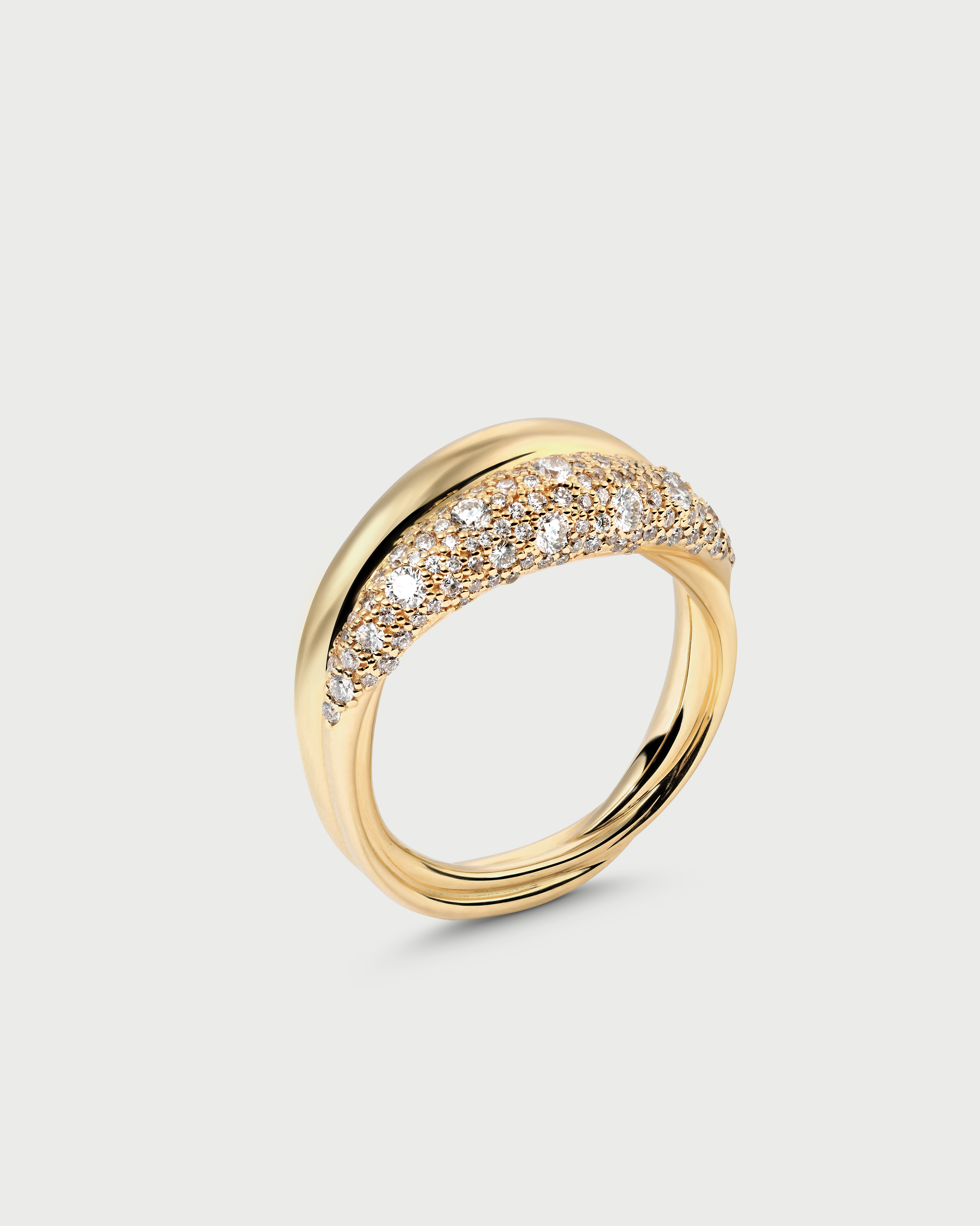 Toupie Diamond Stacking Ring