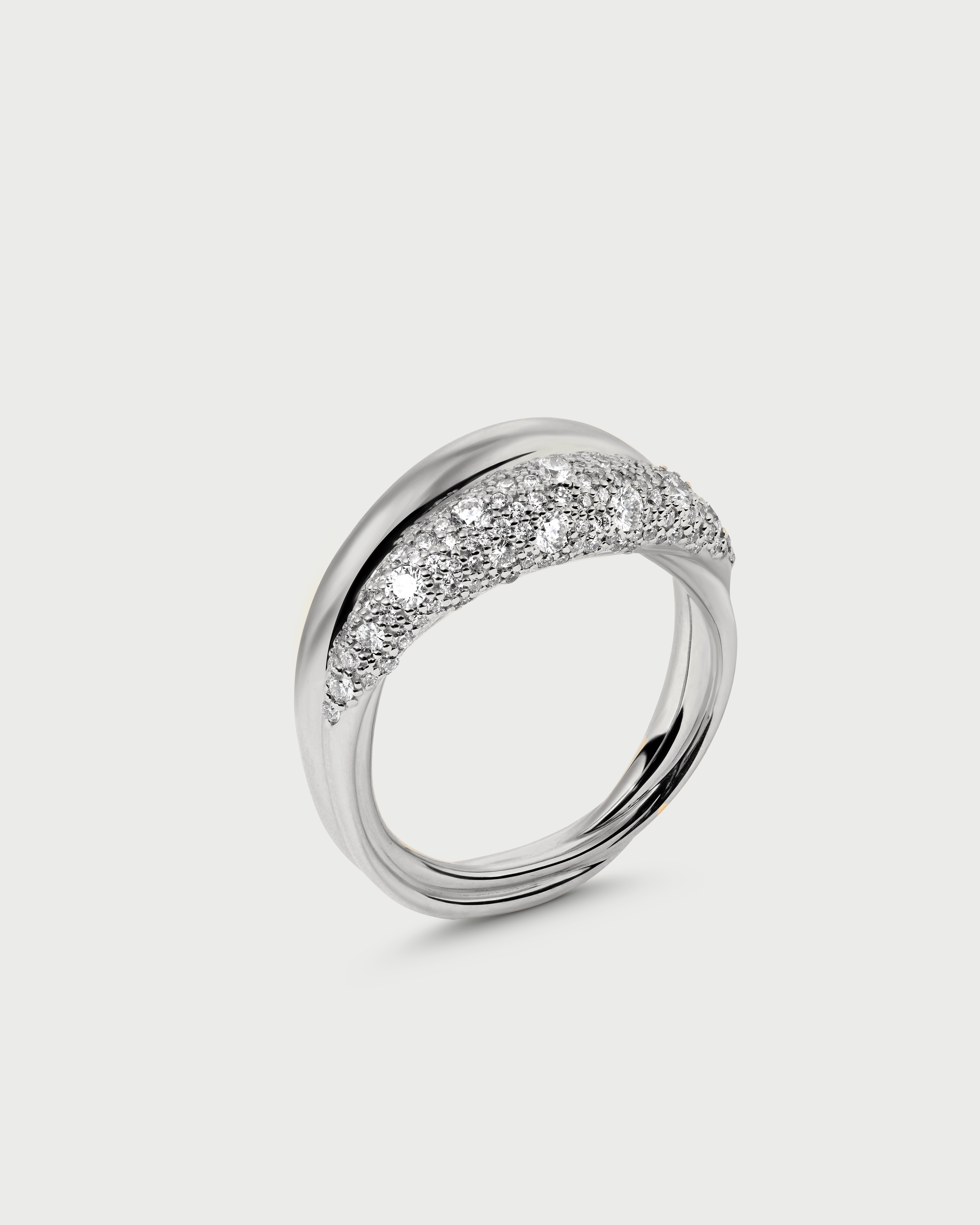 Toupie Diamond Stacking Ring