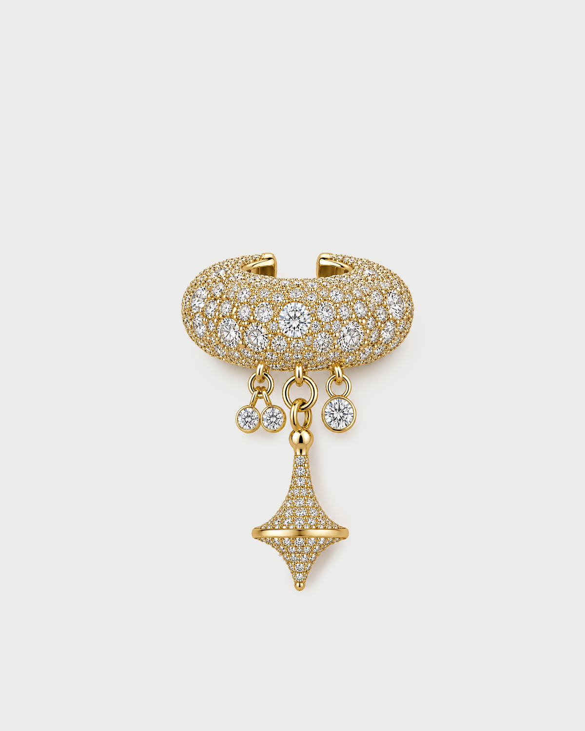 Toupie Diamond Earcuff