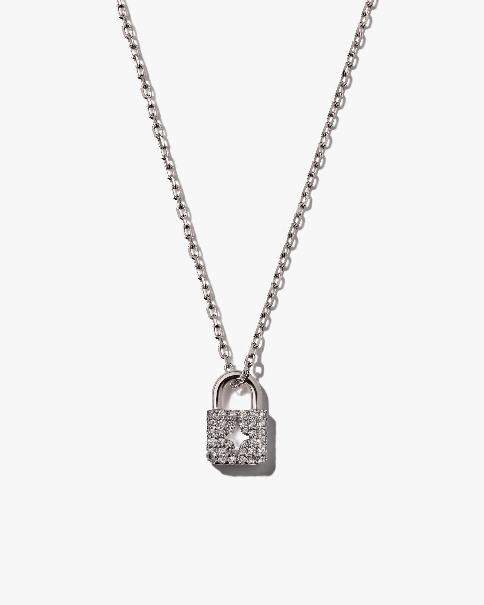 Mine Lock Diamond Necklace