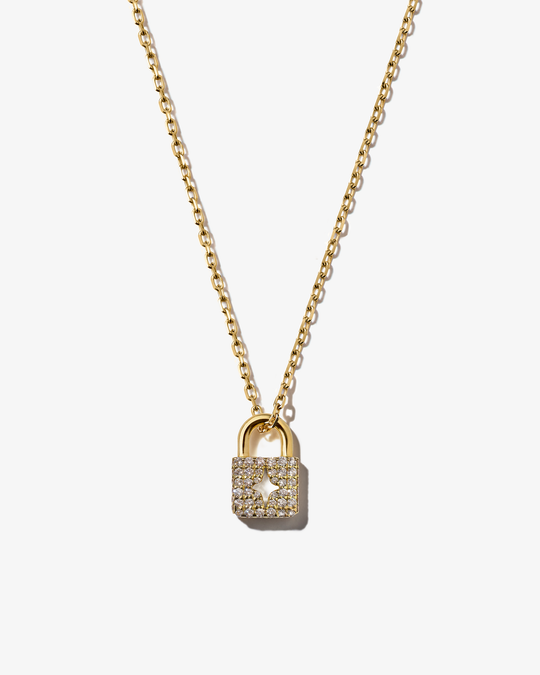 Mine Lock Diamond Necklace