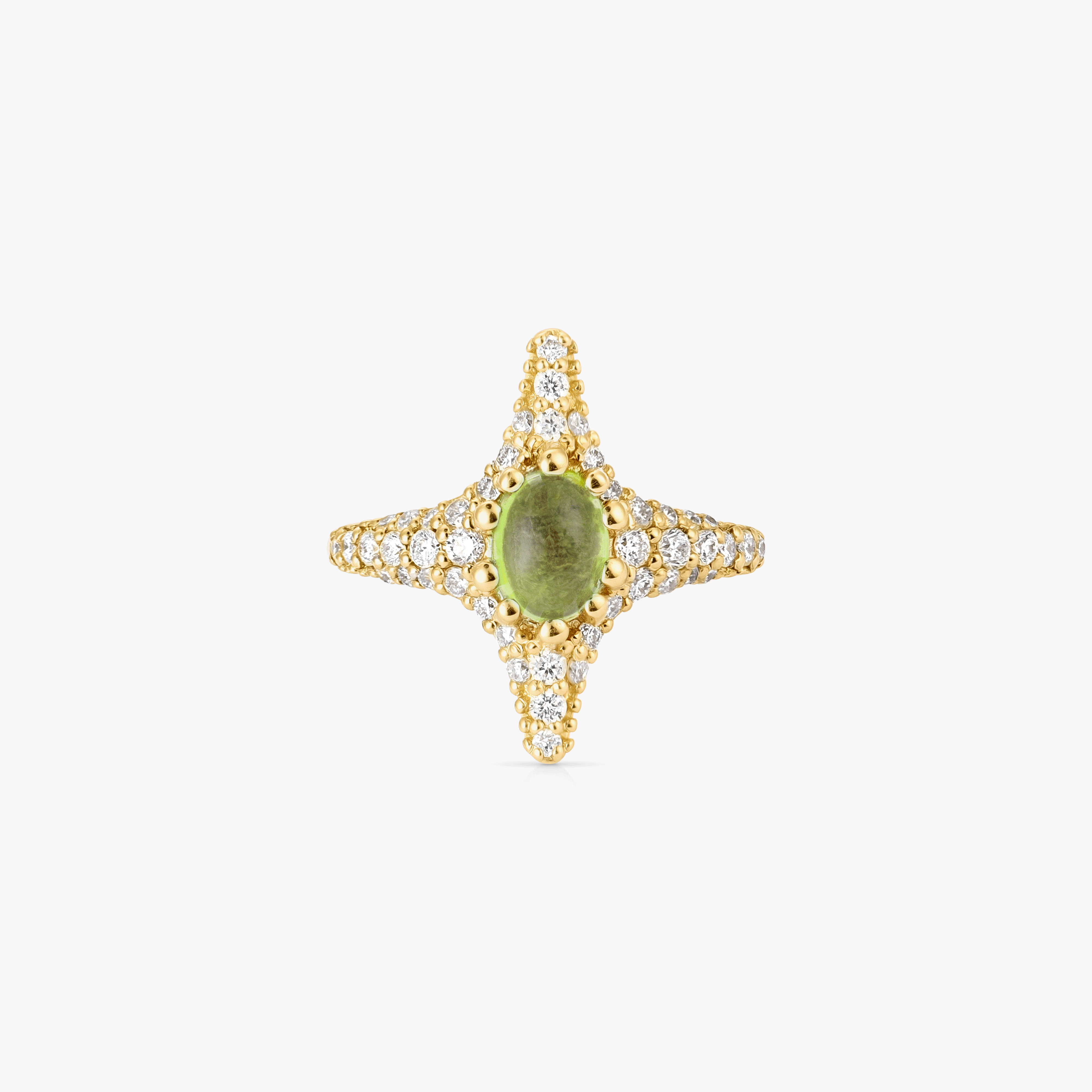 Selene Peridot Earcuff