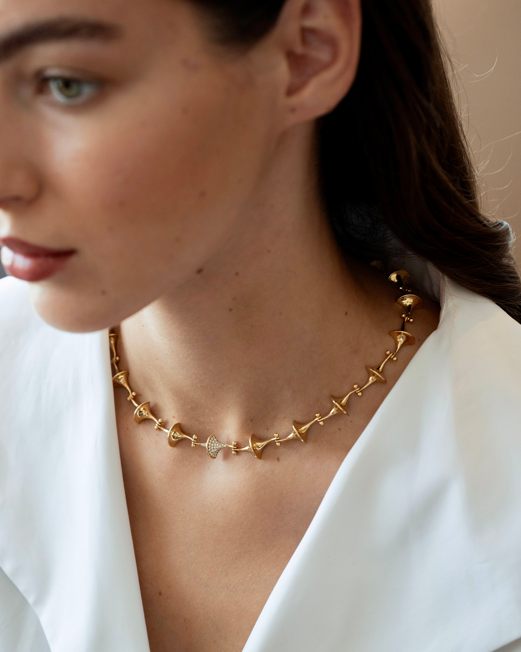 Toupie Diamond Accent Necklace
