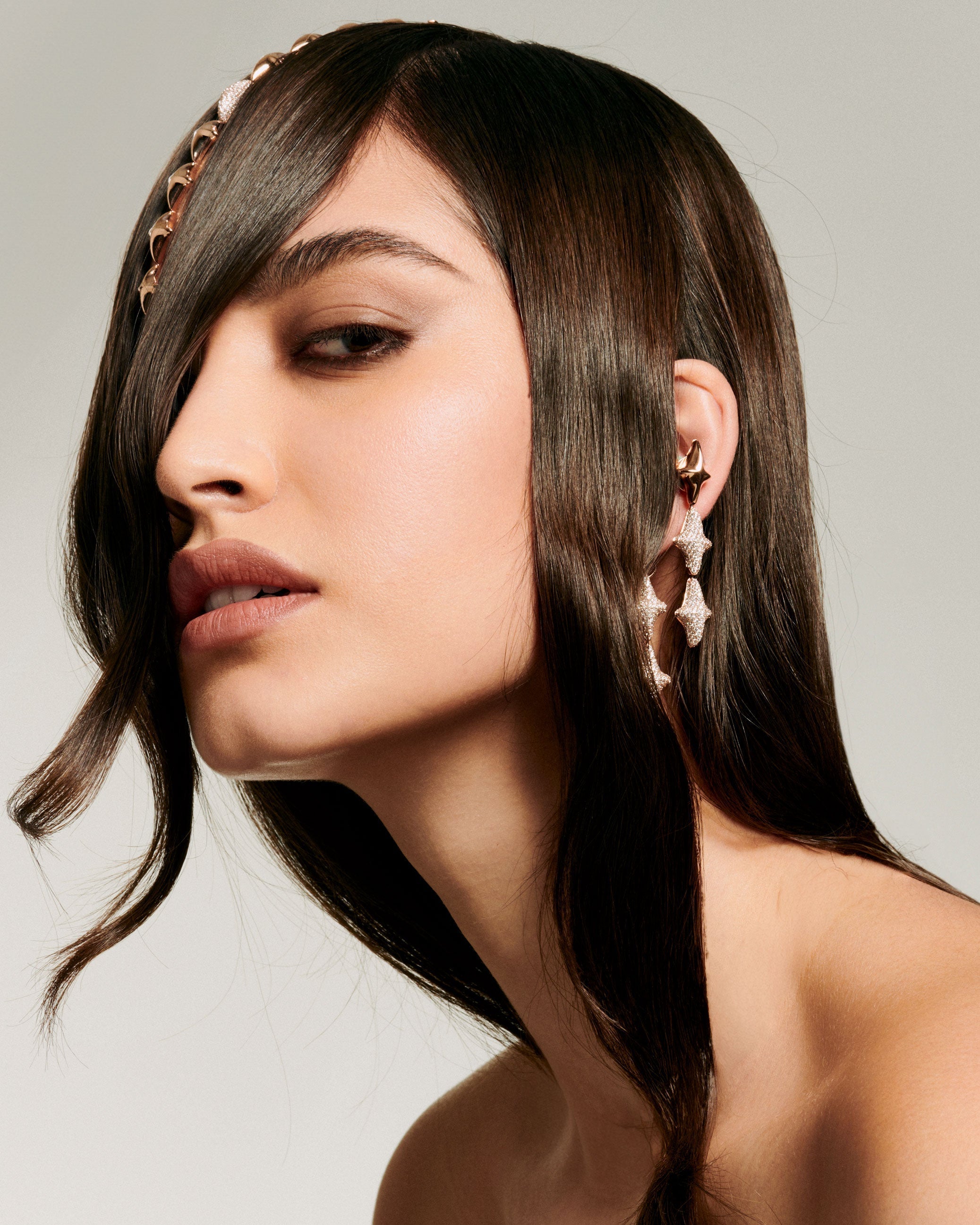 Ember Pavé Diamond Drop Earrings