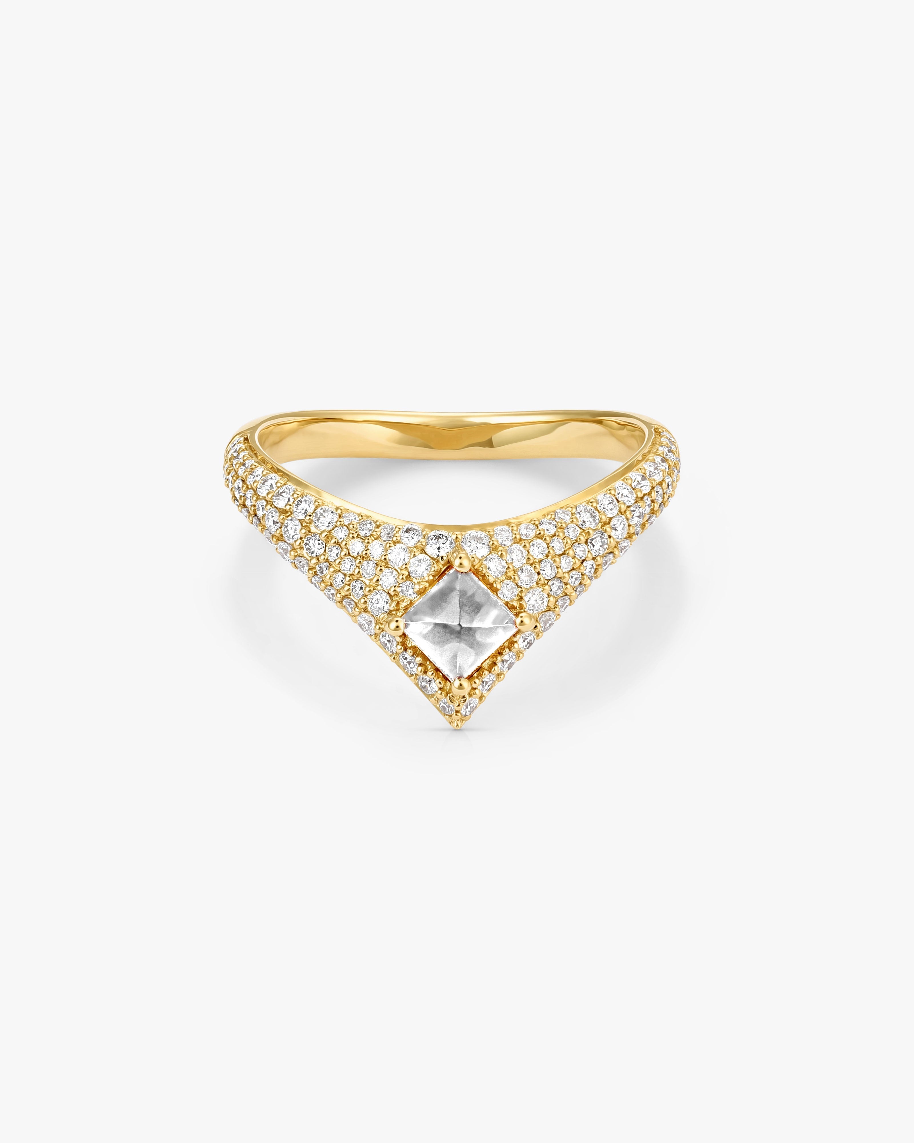 Tidal Sapphire Ring
