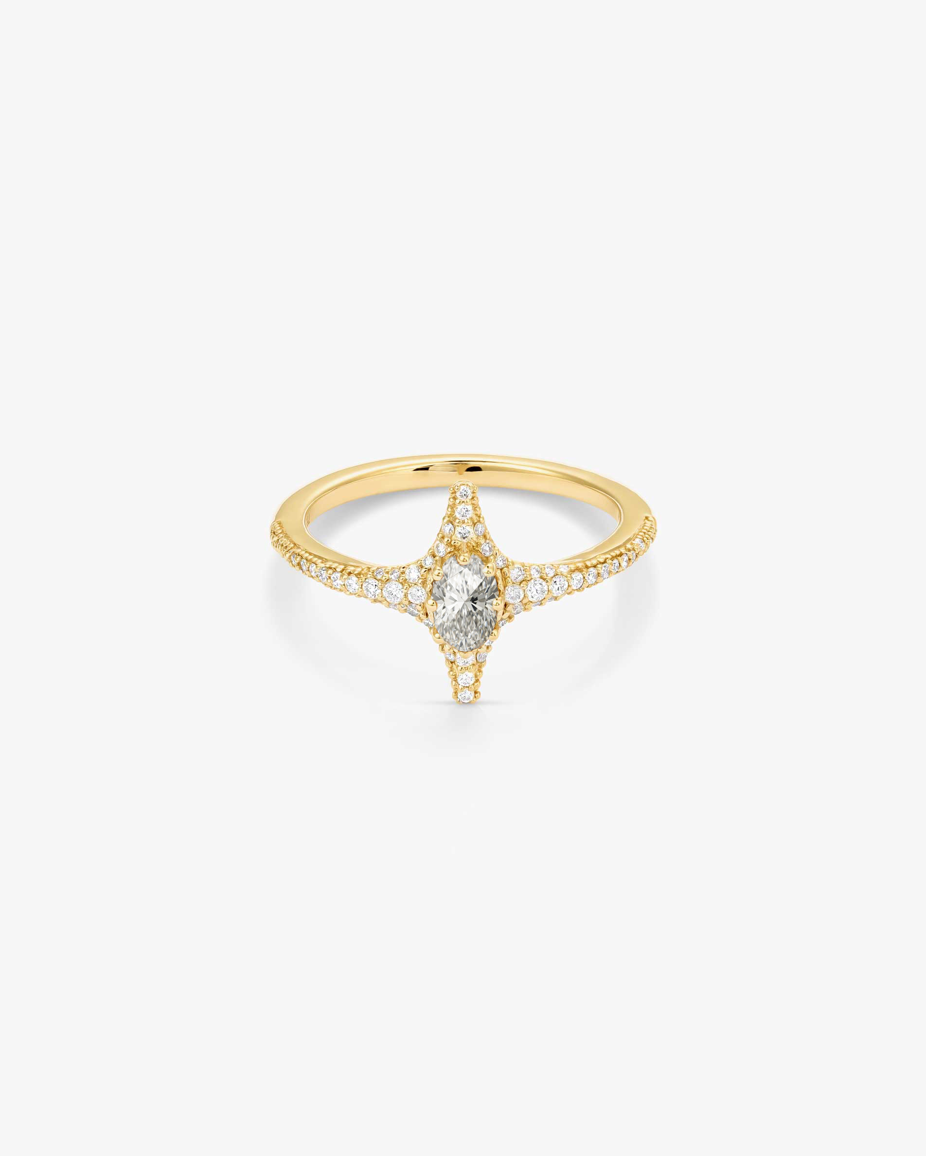 Selene White Sapphire Ring