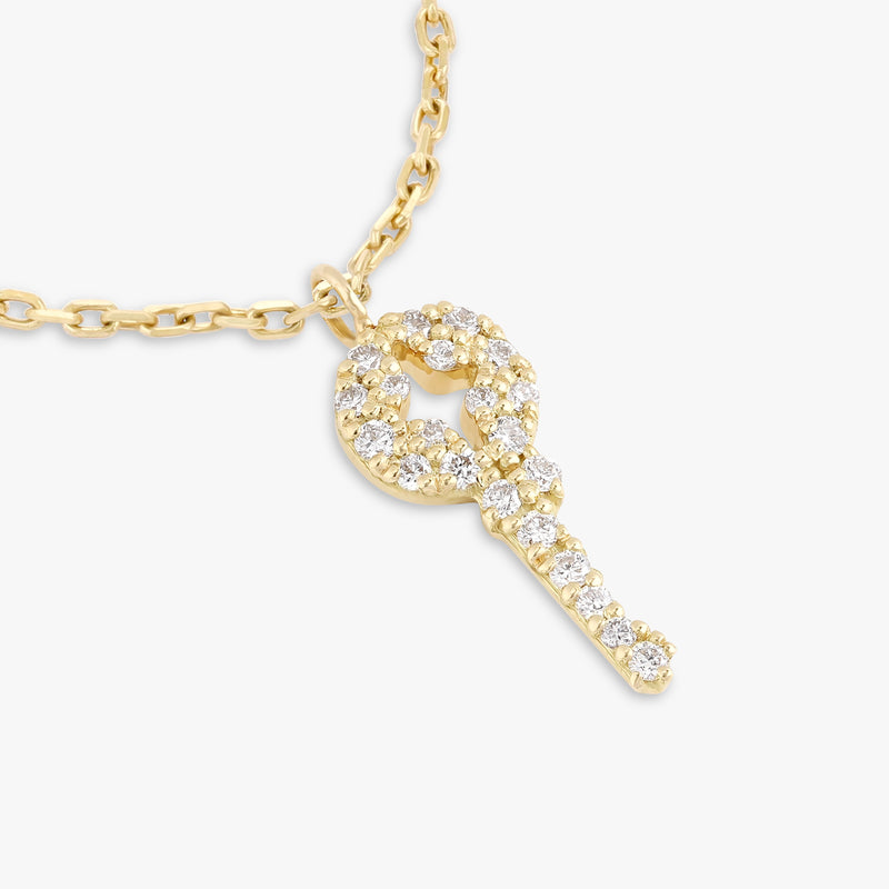 Yours Key Diamond Necklace