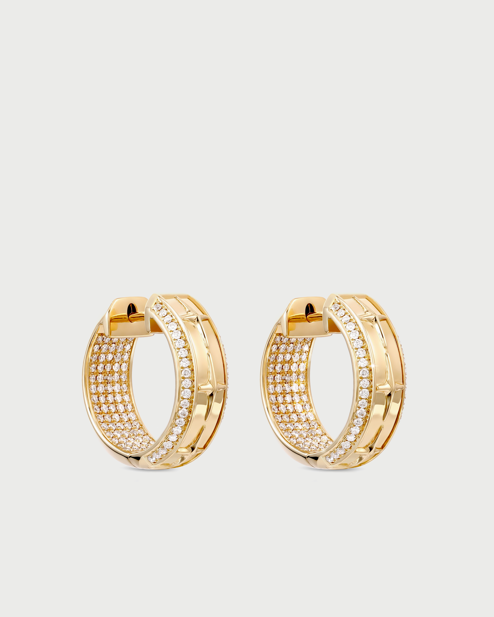 Elara Diamond Hoops