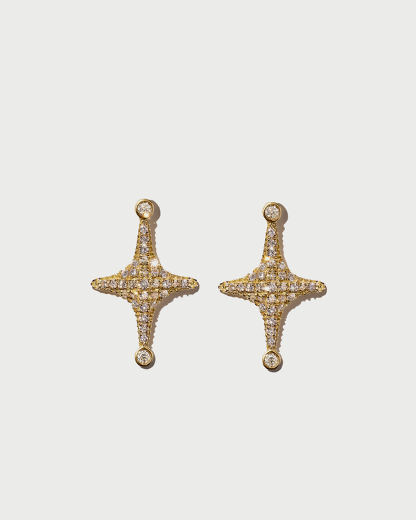 Aurora Diamond Stud Earrings