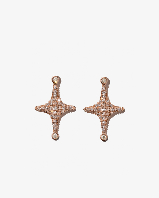 Aurora Diamond Stud Earrings