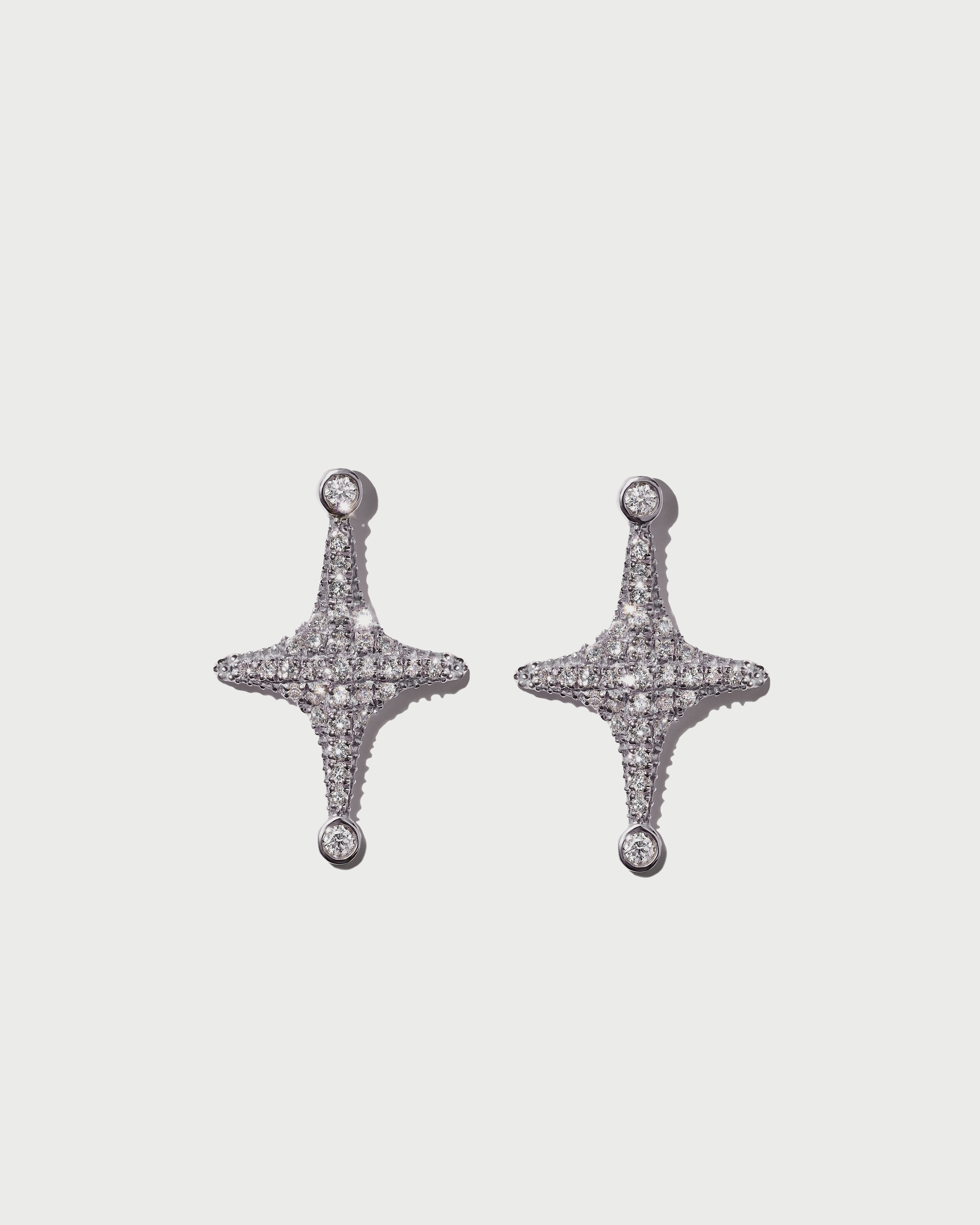 Aurora Diamond Stud Earrings