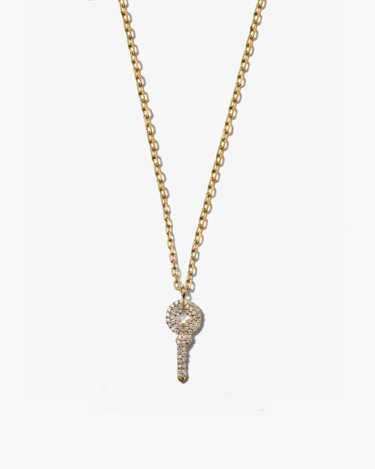 Yours Key Diamond Necklace