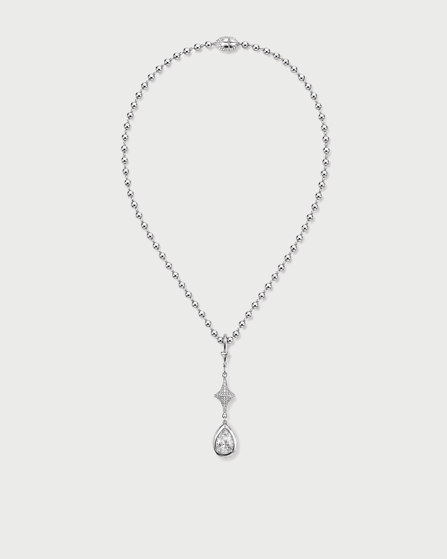 Toupie Diamond 3ct Drop Necklace