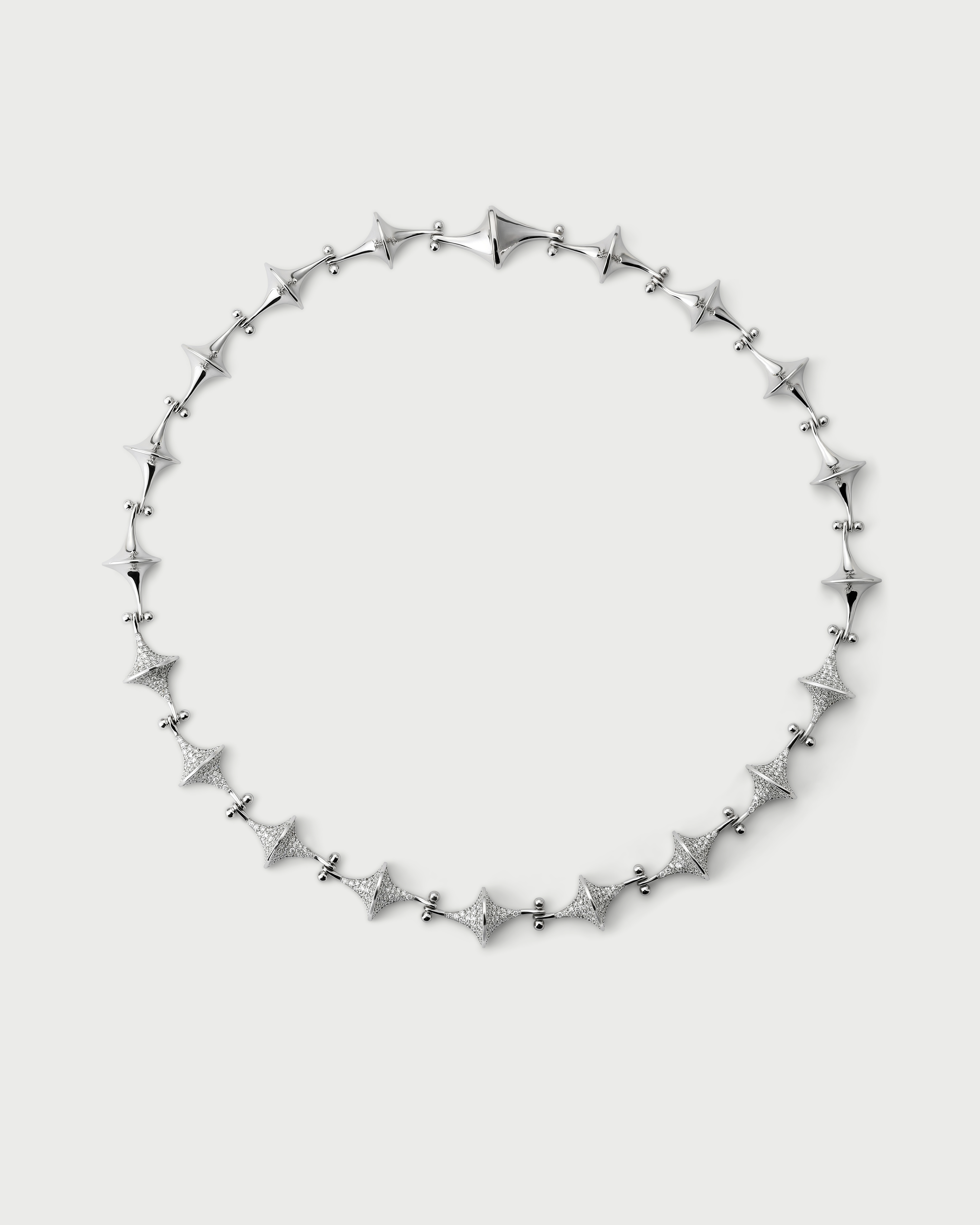 Toupie Pave Diamond Necklace