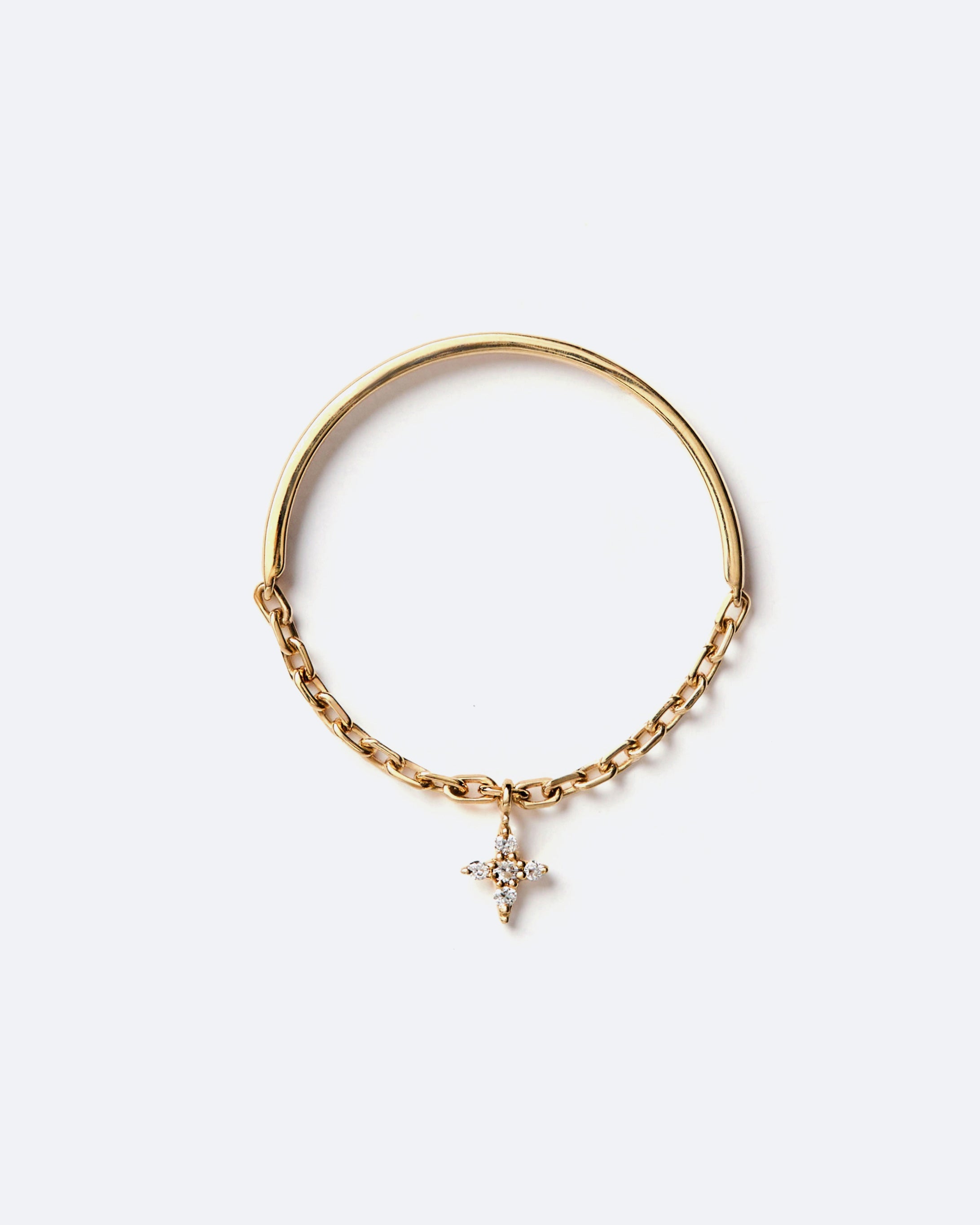 Aurora Mini Diamond Drop Ring