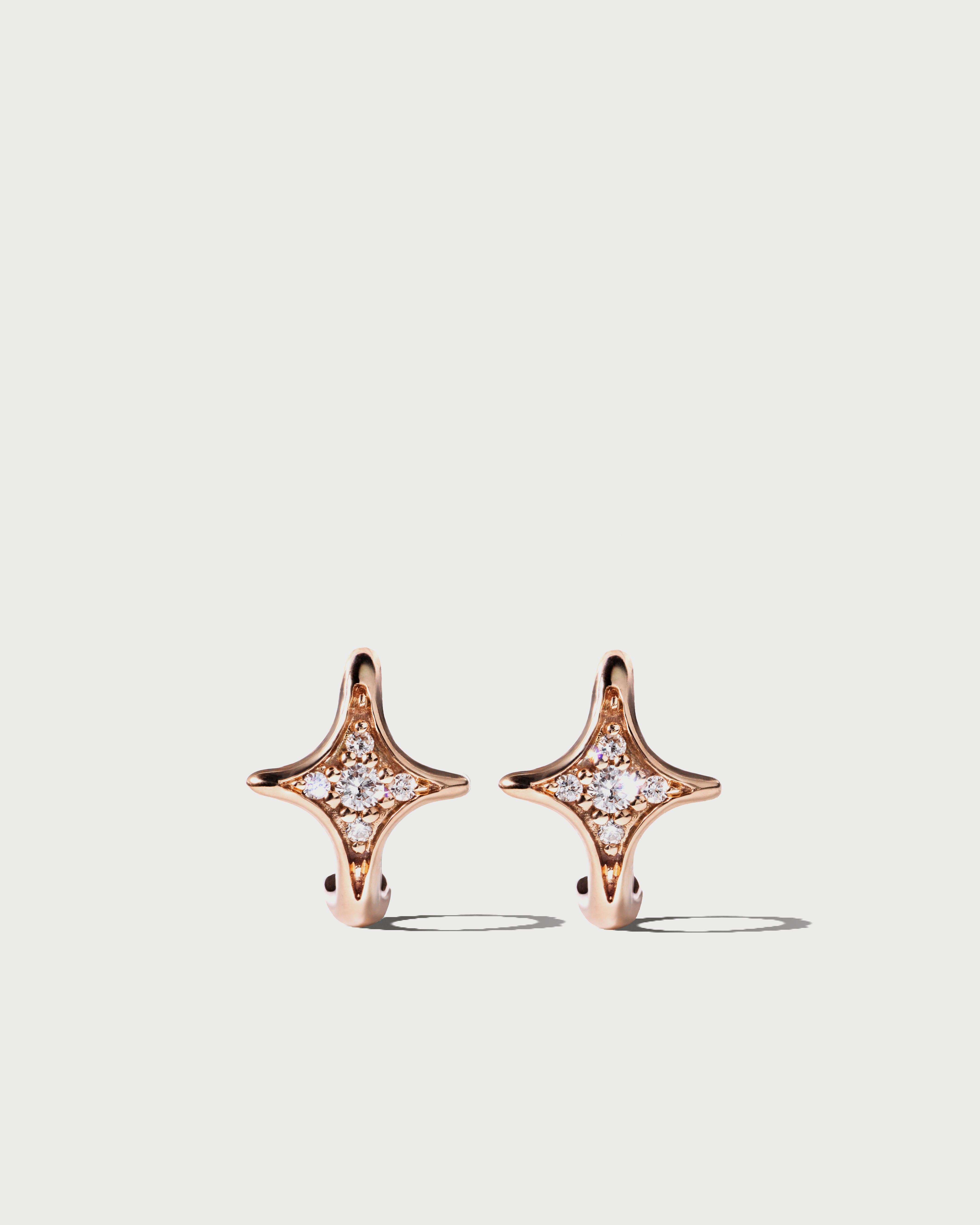 Luna Diamond Mini Hoop Earrings