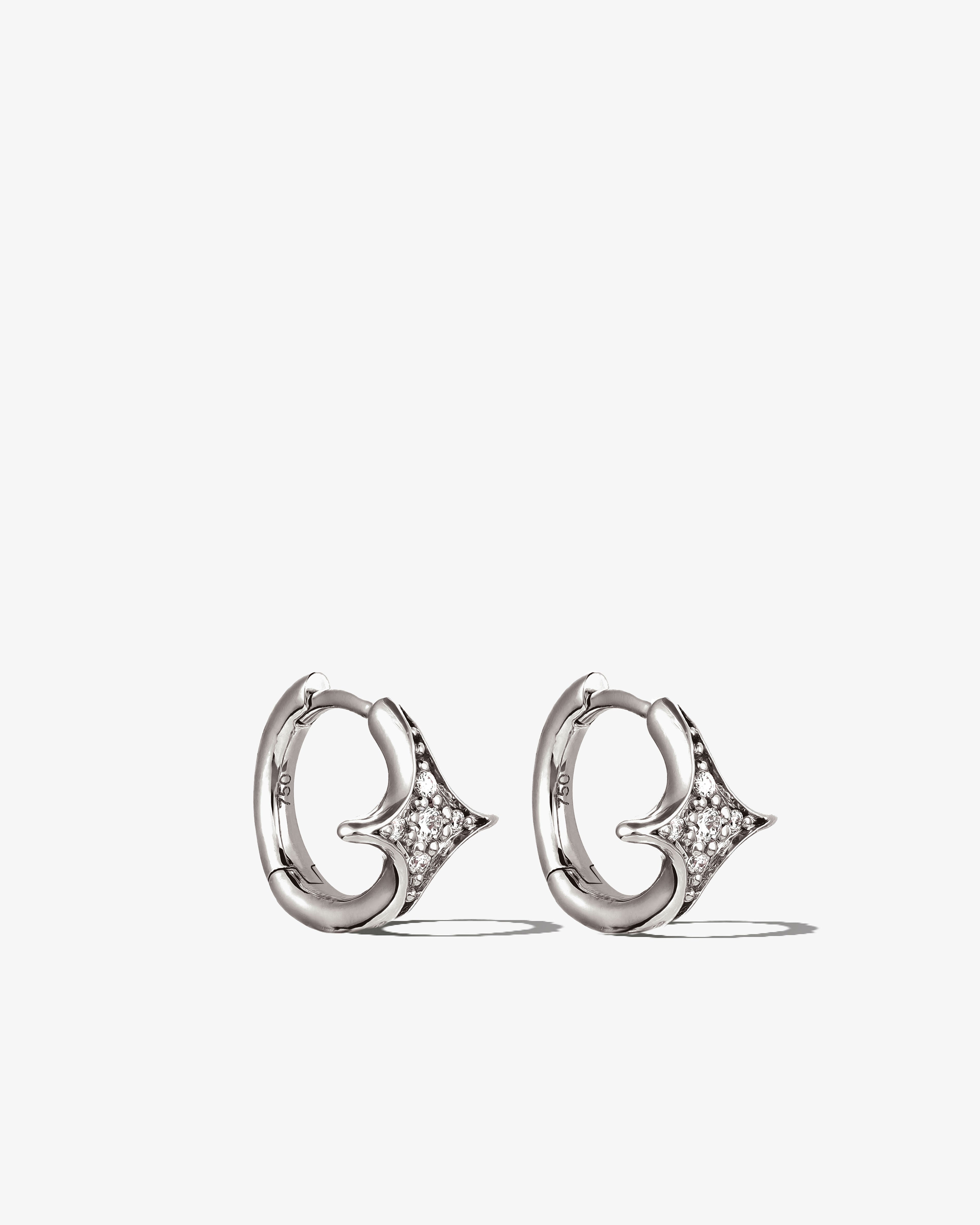Luna Diamond Mini Hoops