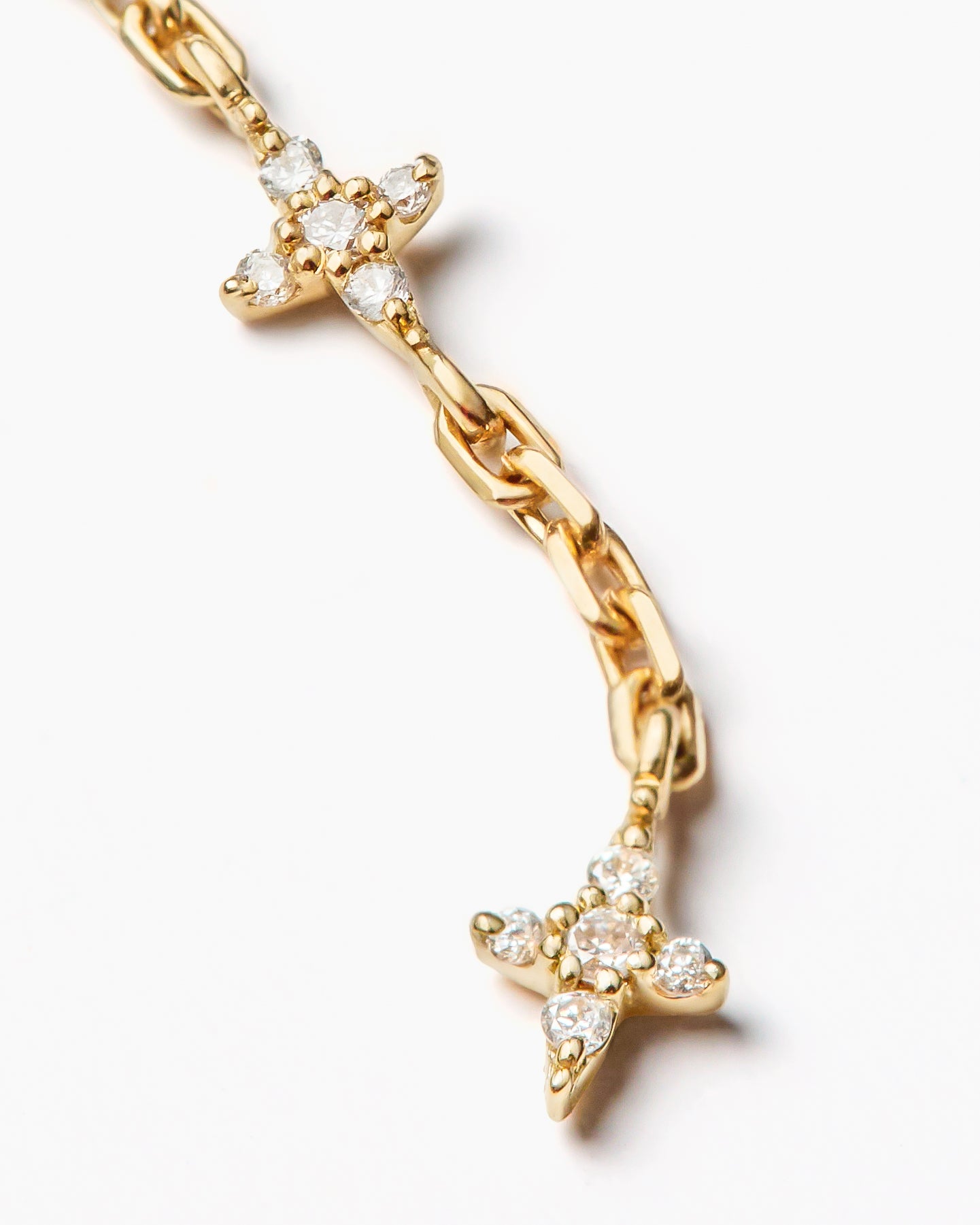 Aurora Mini Diamond Lariat Necklace
