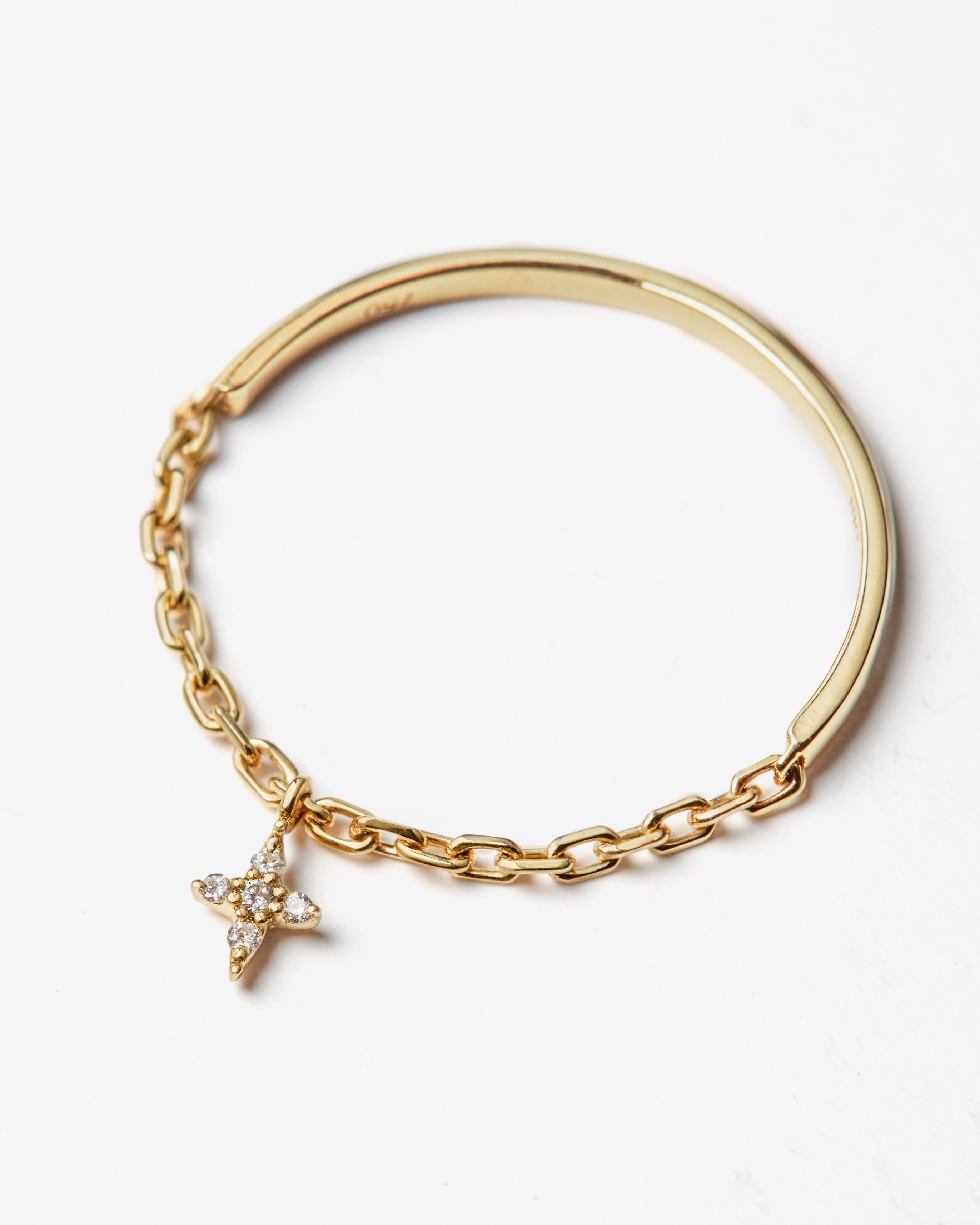 Aurora Mini Diamond Drop Ring