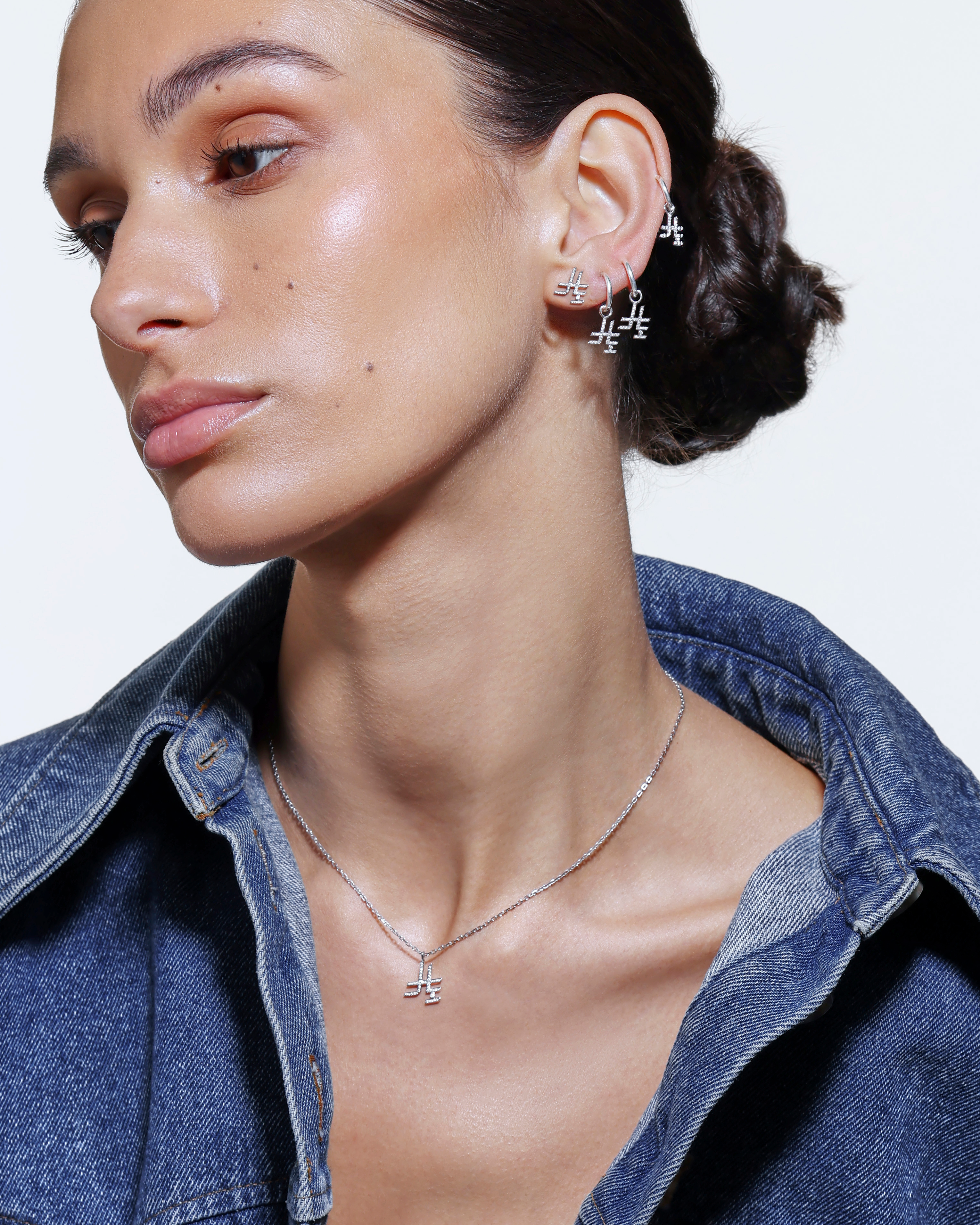 Riyal Hoop Earrings
