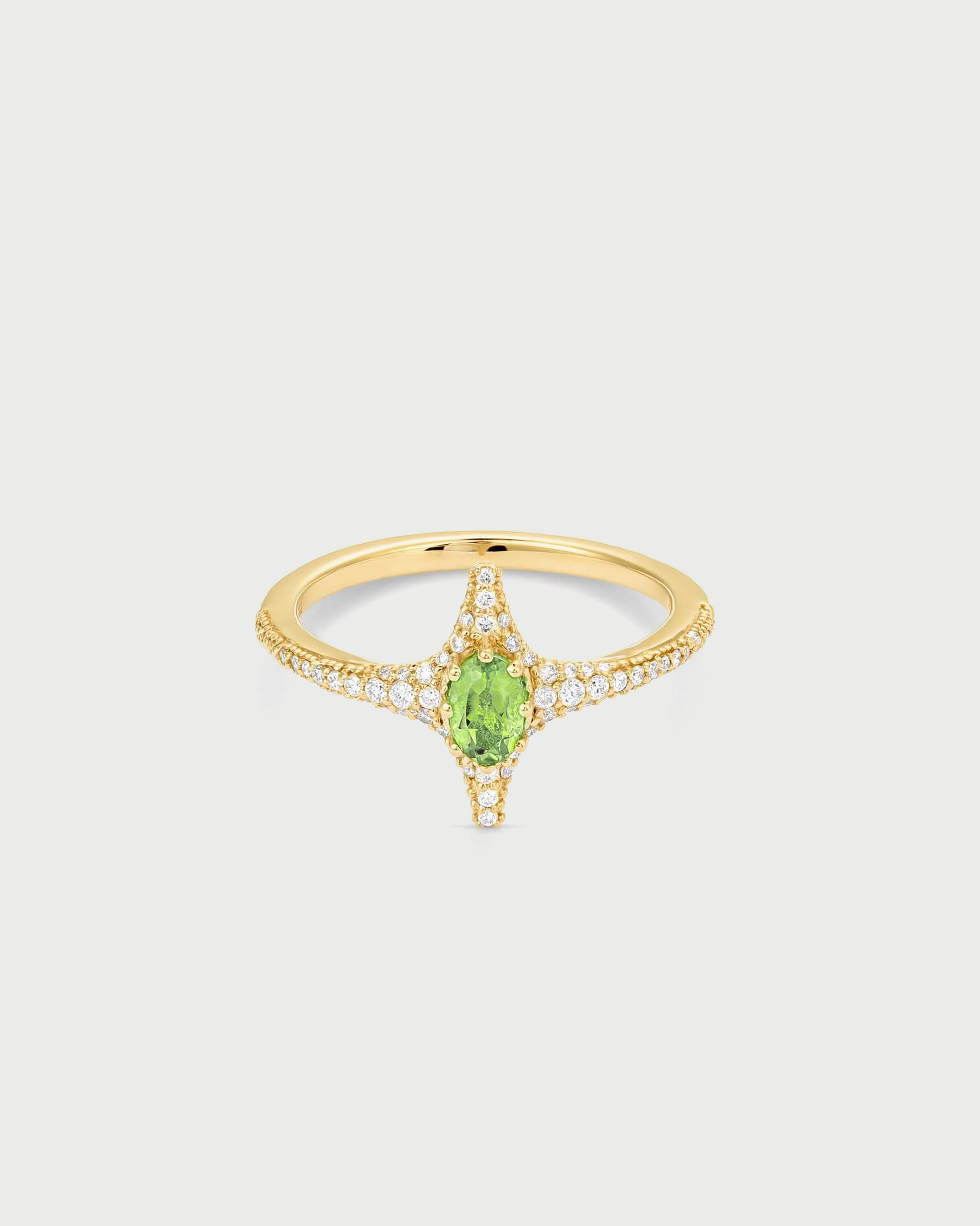 Selene Peridot Ring