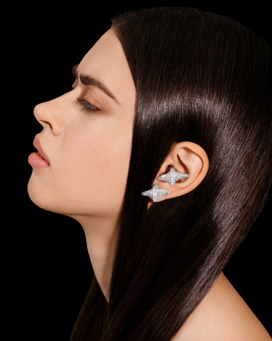 Ember Pavé Diamond Earrings