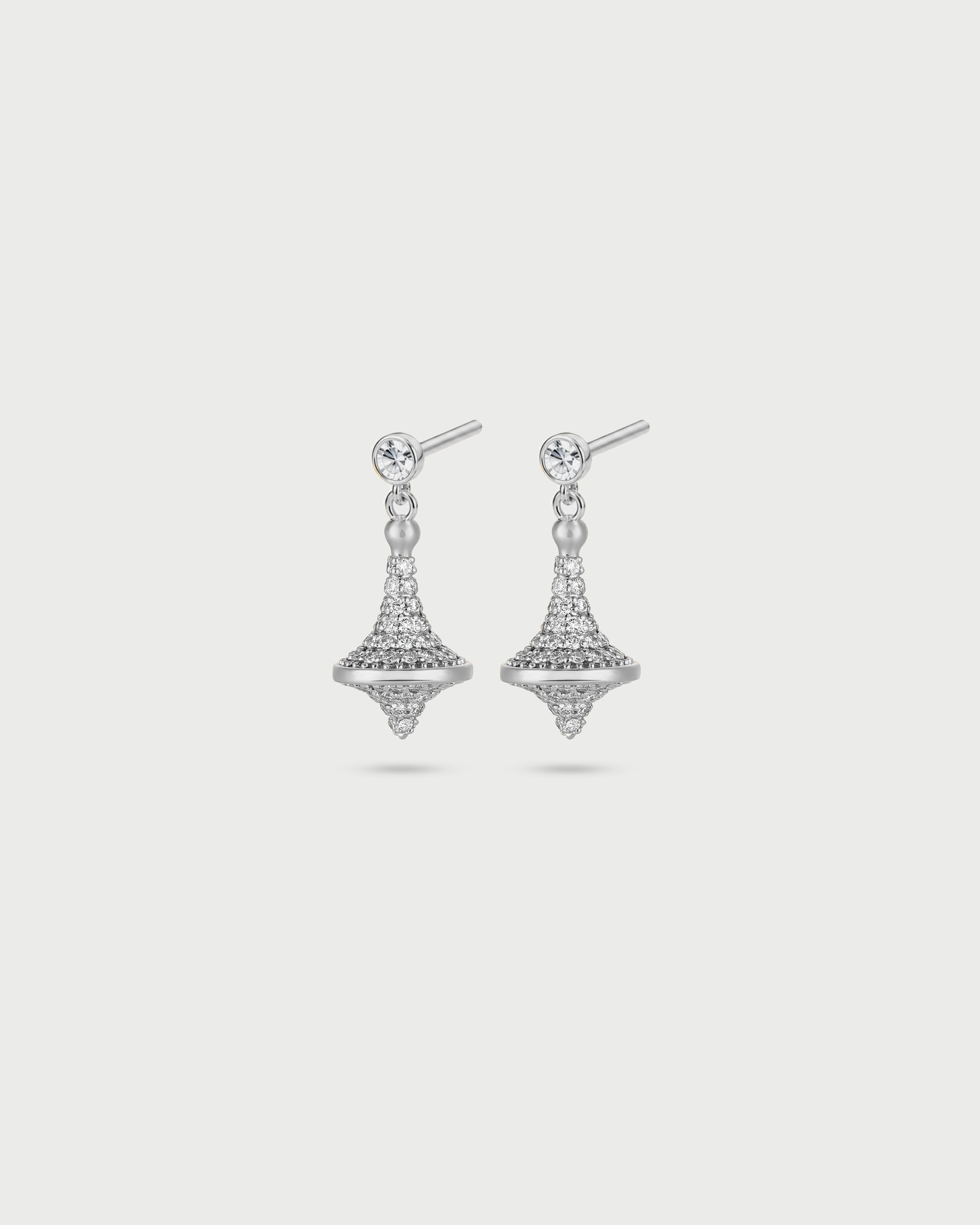 Toupie Charm Stud Earrings