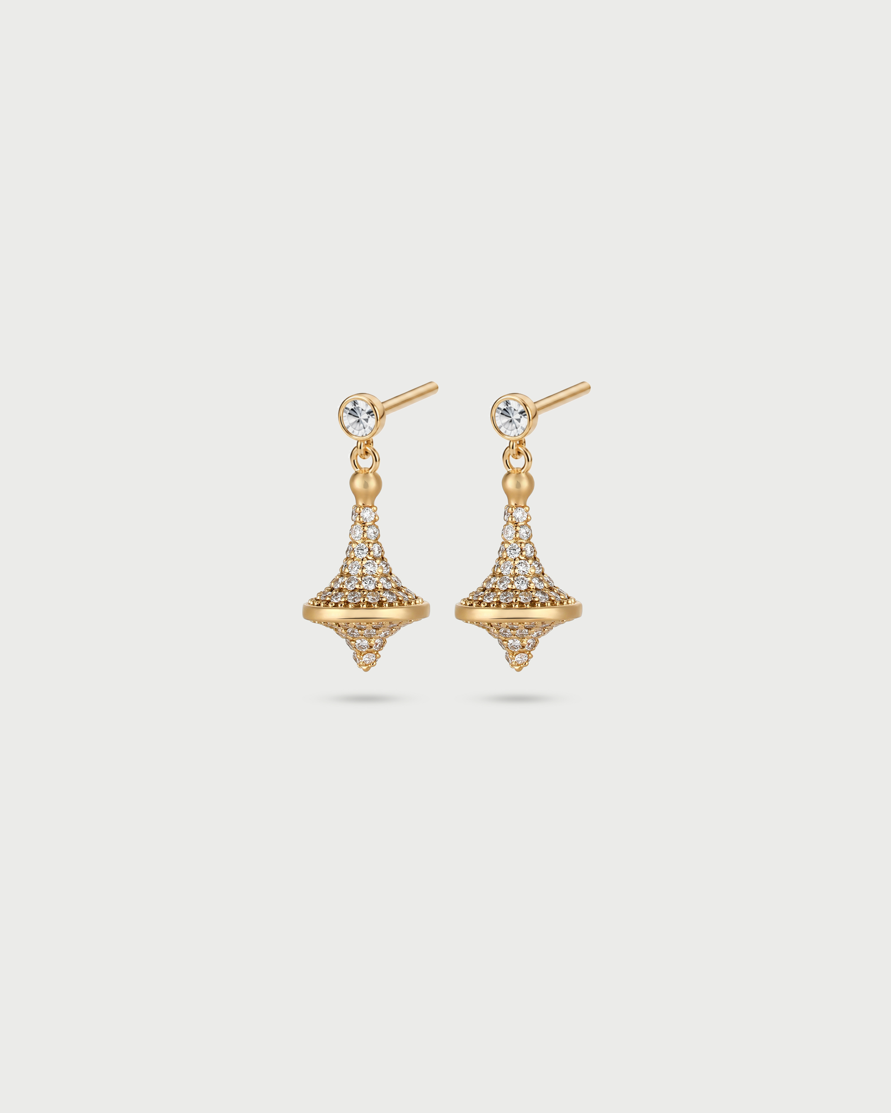 Toupie Charm Stud Earrings