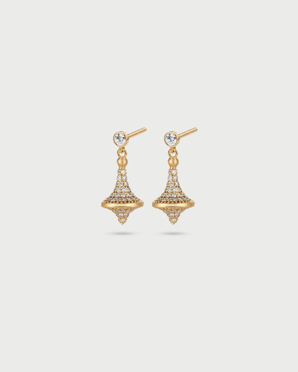 Toupie Charm Stud Earrings